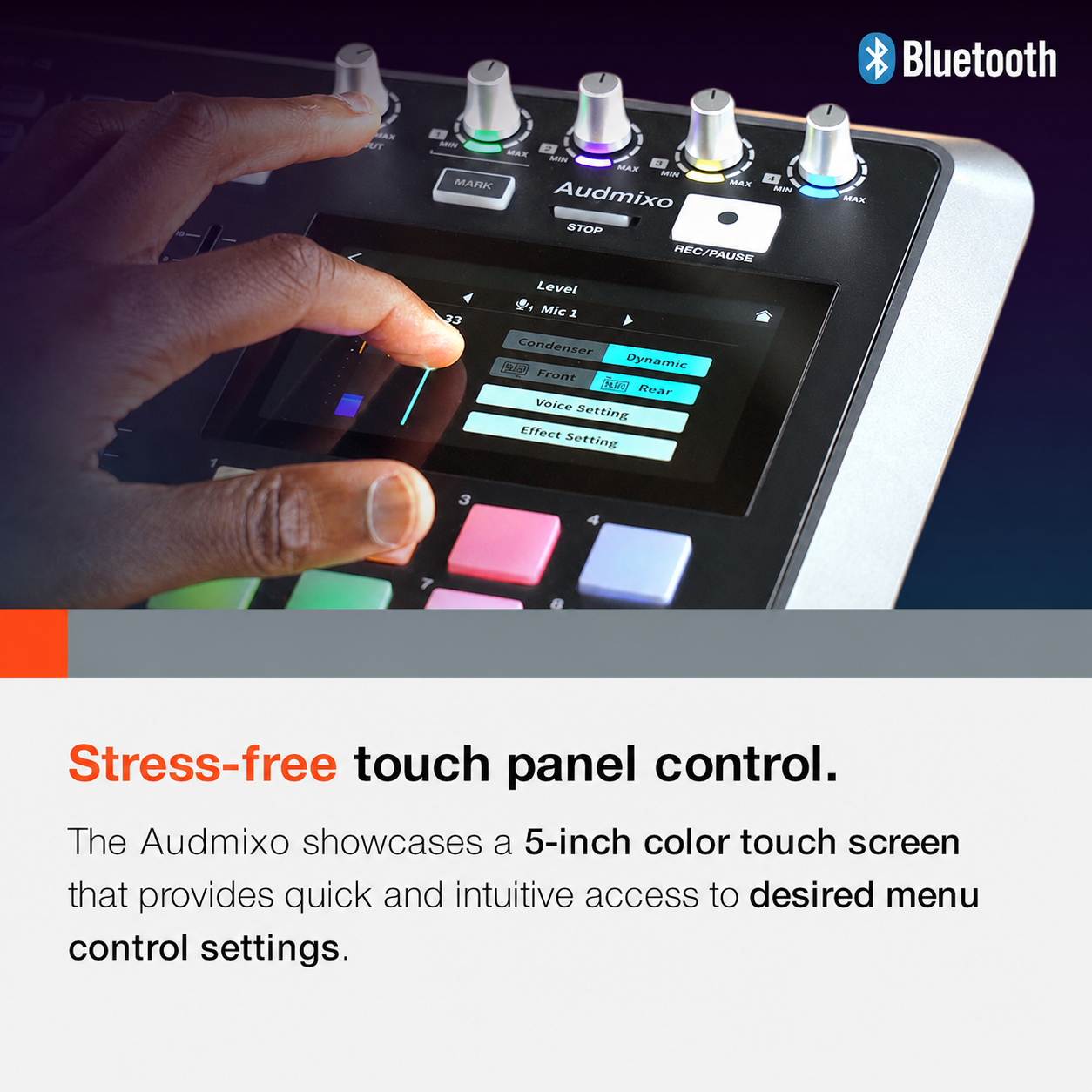 Mixcast 4 Podcast Production Studio with Mixer, Recorder & USB Audio Interface