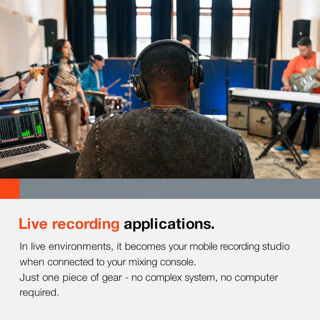 Studio Bridge 24-Channel Multitrack Recorder & USB Audio Interface with MIDI