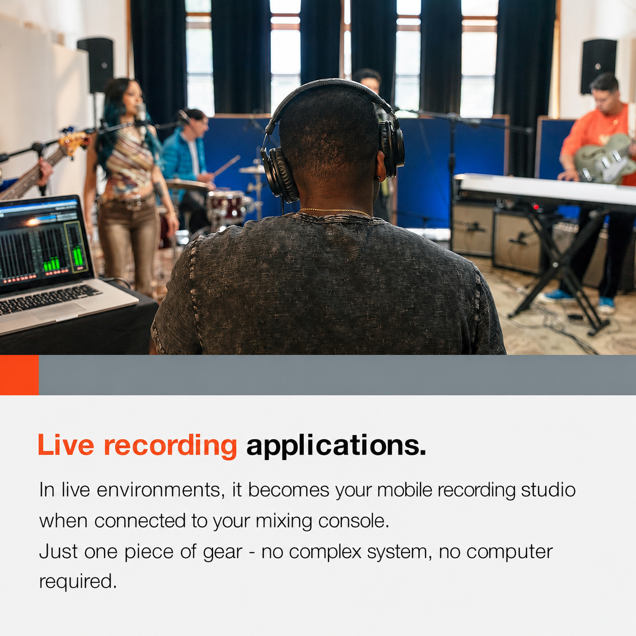 Studio Bridge 24-Channel Multitrack Recorder & USB Audio Interface with MIDI