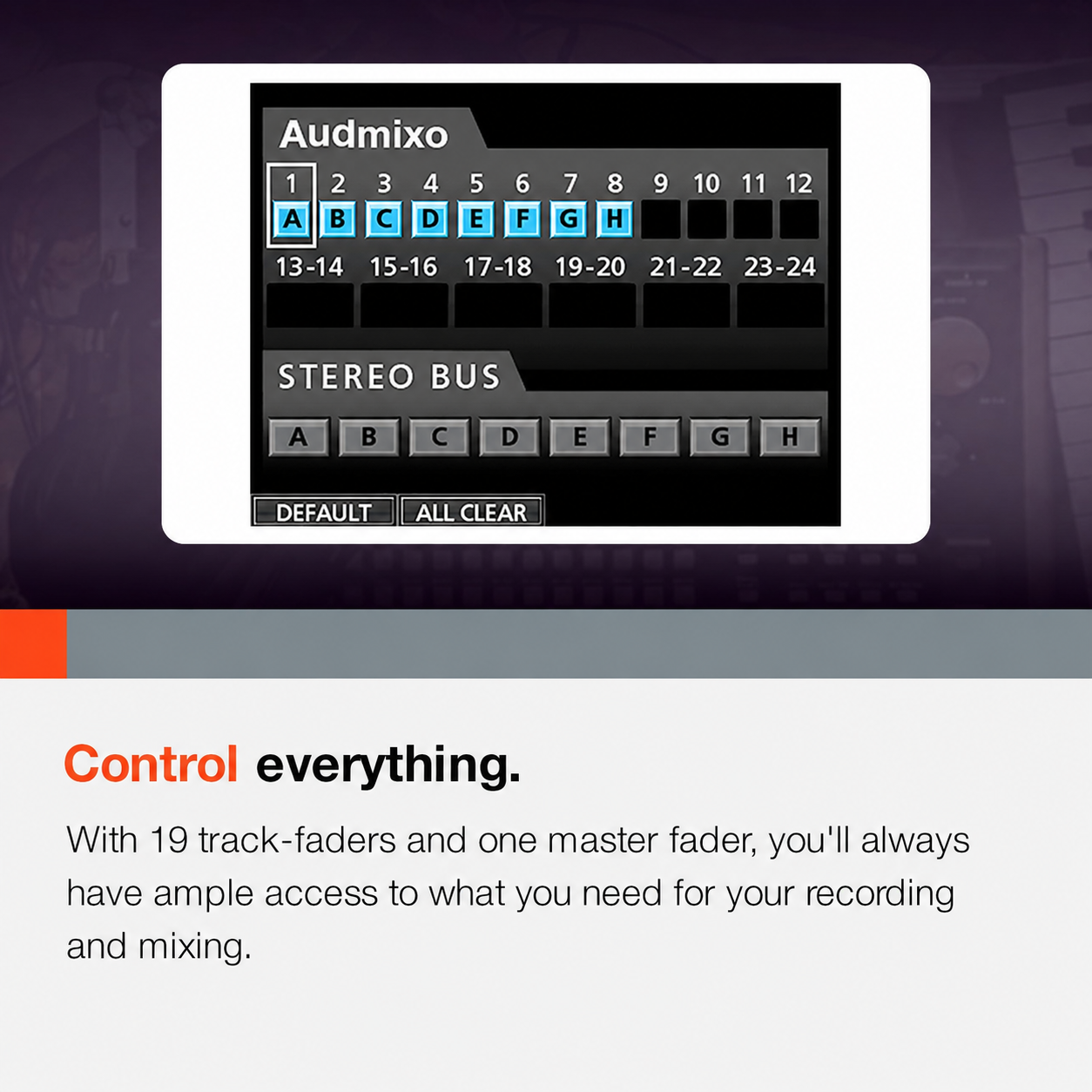 DP-24SD 24-Track Digital Portastudio Recorder with 8 XLR Inputs & Built-In Effects