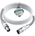 Audmixo 10ft XLR Microphone Cable, Balanced Male-to-Female Mic Cable with Pure Copper Conductors, White (Copy)