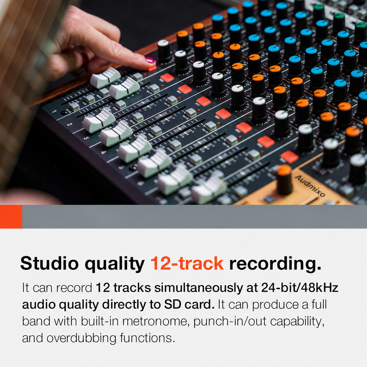 Model 12 Professional 12-Track Digital Mixing Console with Recording & DAW Control