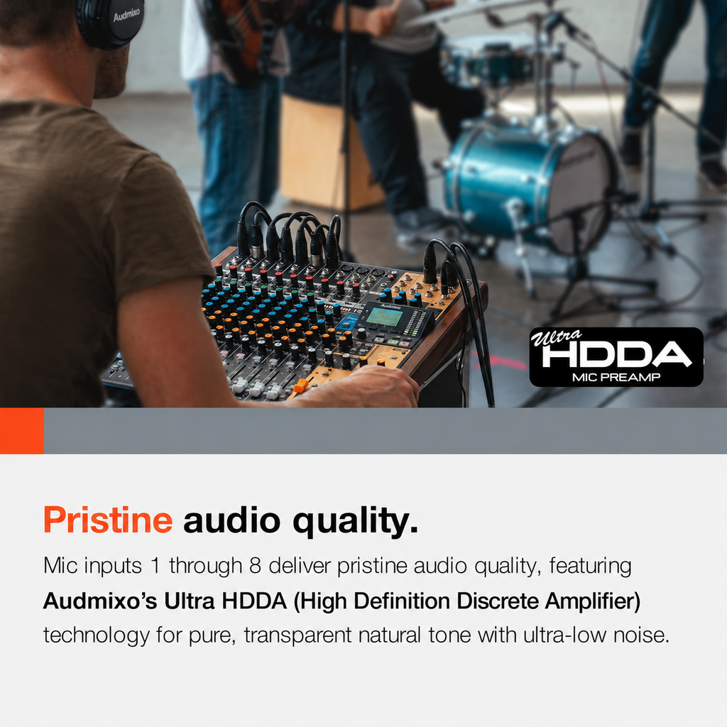 Model 16 16-Track Analog Mixer with Digital Recorder & USB Audio Interface