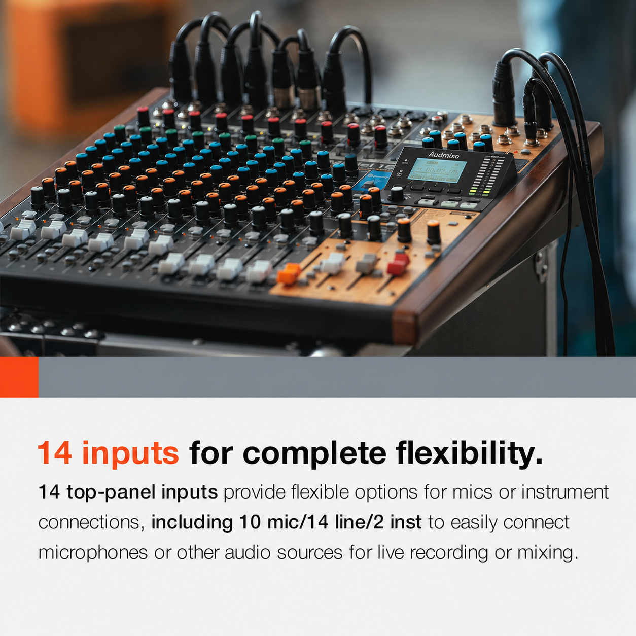 Model 16 16-Track Analog Mixer with Digital Recorder & USB Audio Interface