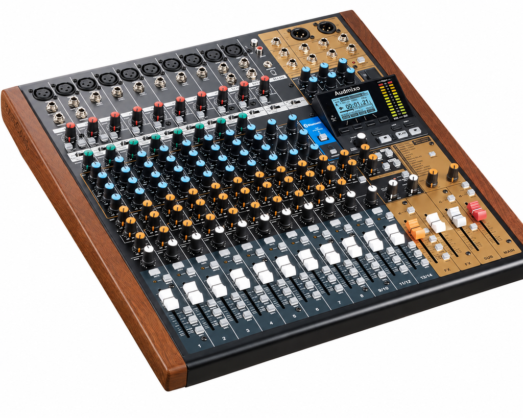 Model 16 16-Track Analog Mixer with Digital Recorder & USB Audio Interface
