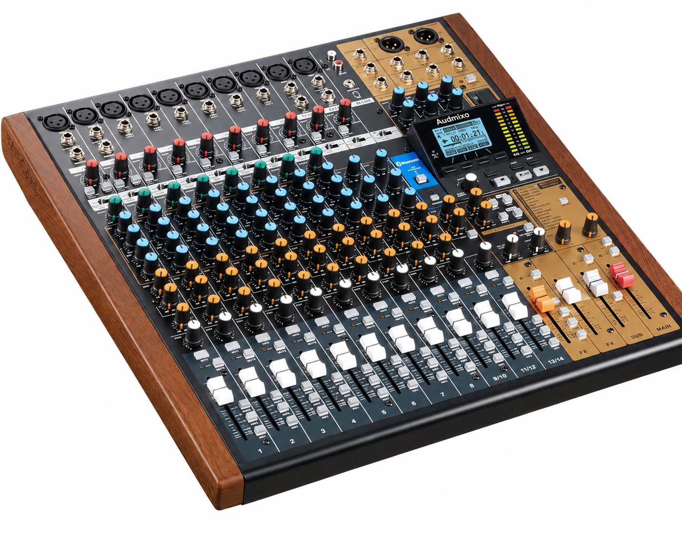 Model 16 16-Track Analog Mixer with Digital Recorder & USB Audio Interface
